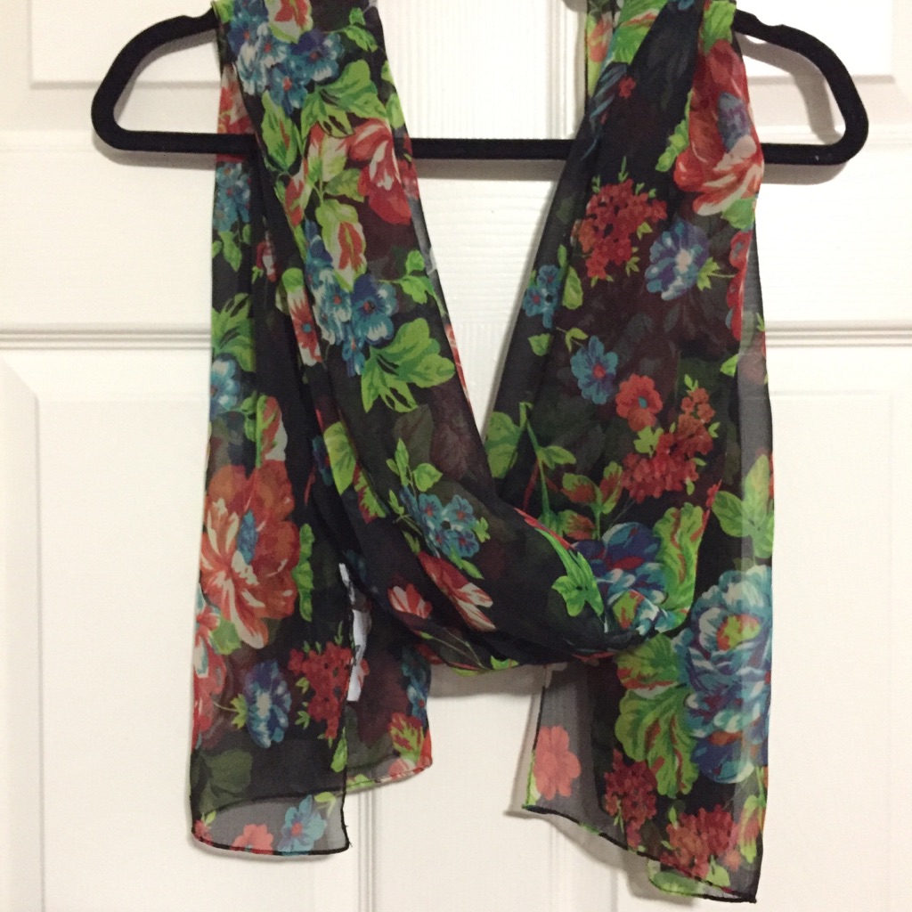 Preloved Floral Scarf